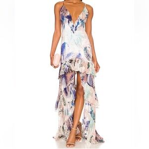 Katie May Always Overdressed Gown in Electric
Garden S